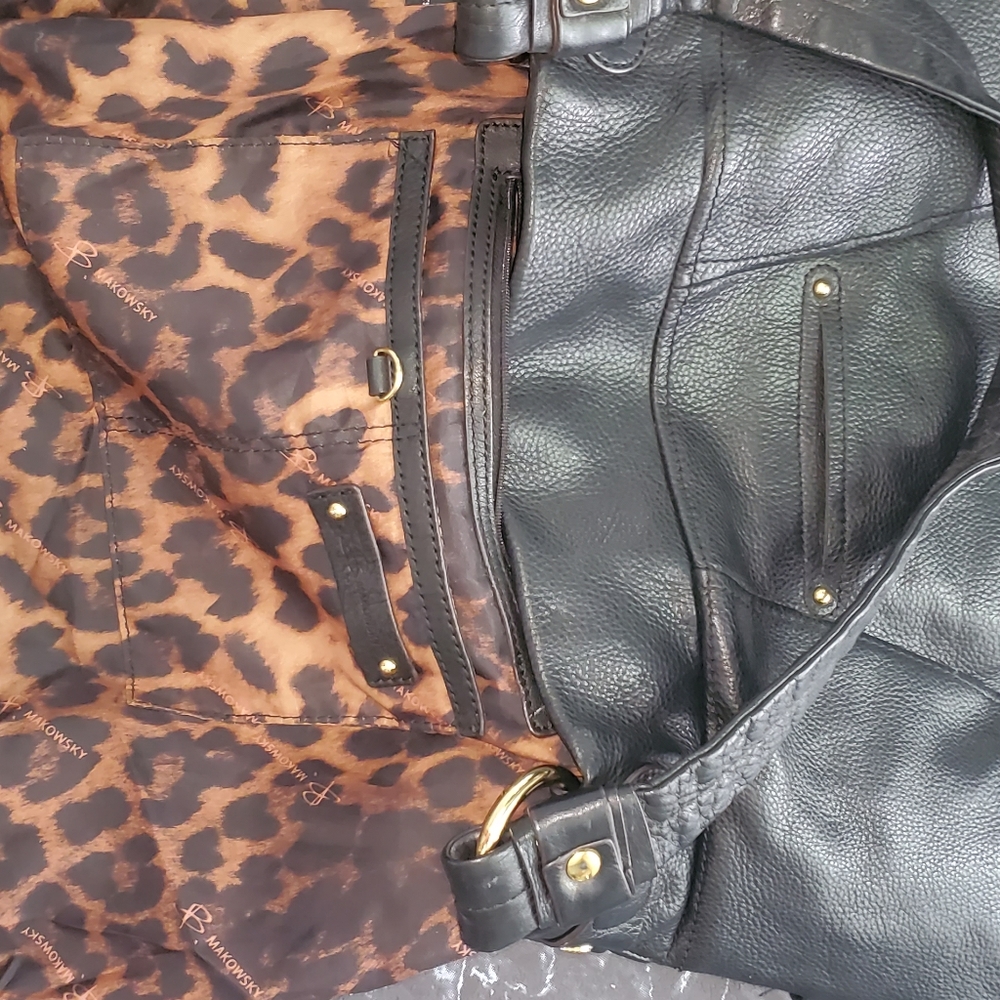 Black leather bag - Picture 7 of 8
